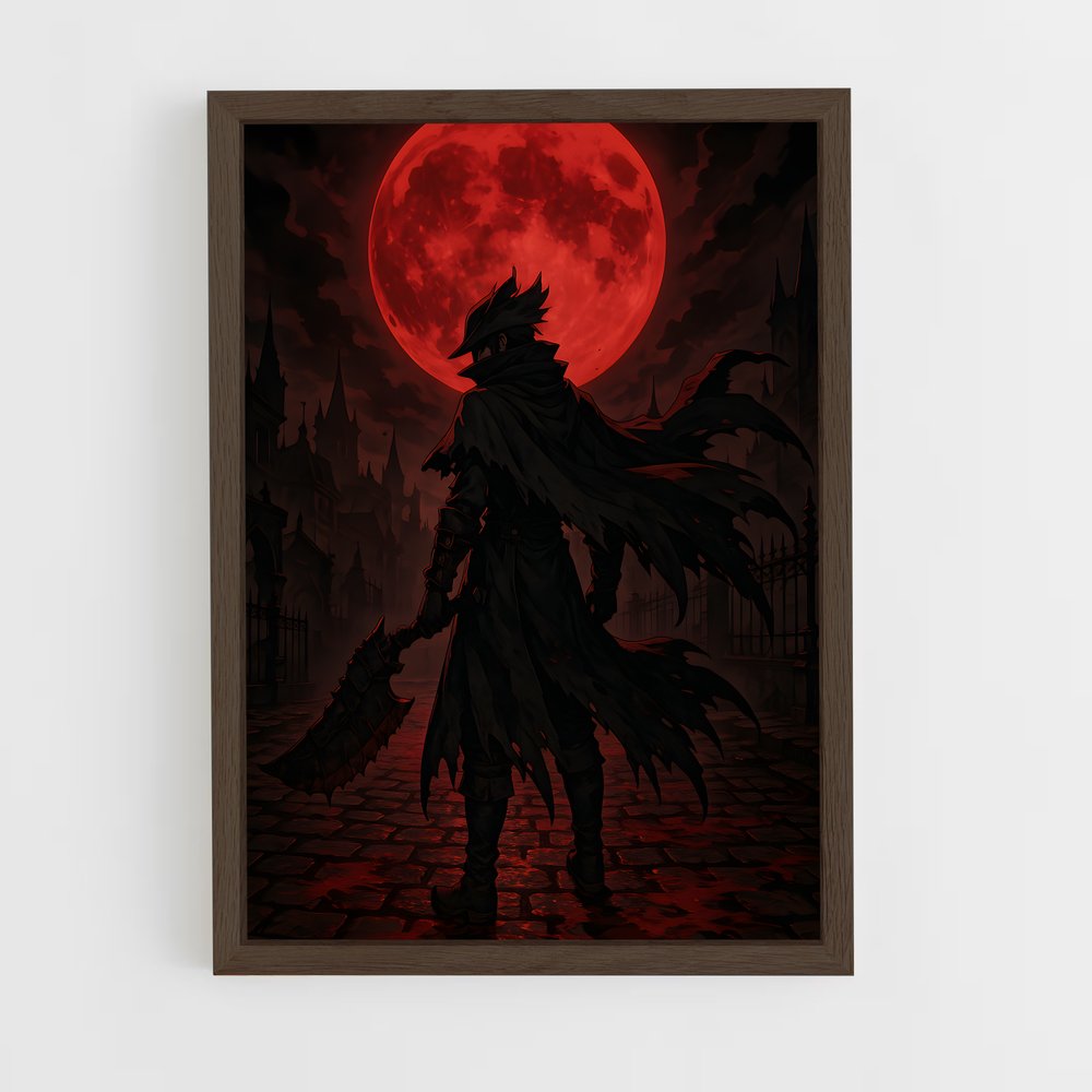 Poster L'Assassin Sombre – affiche Bloodborne (vue 5)